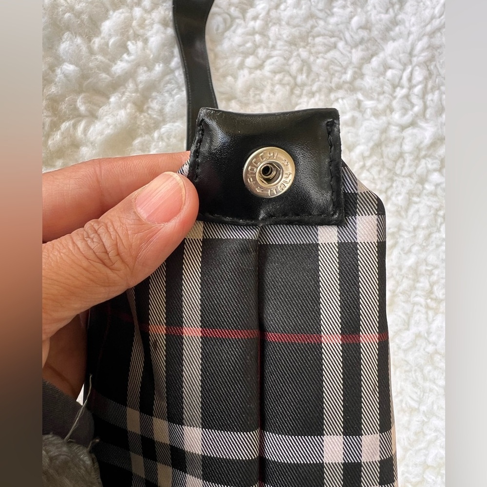 Burberry Nova Check Mini Boston Bag - Picture 9 of 11